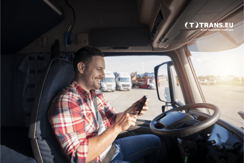 мобільний доступ до вантажів з Trans.eu